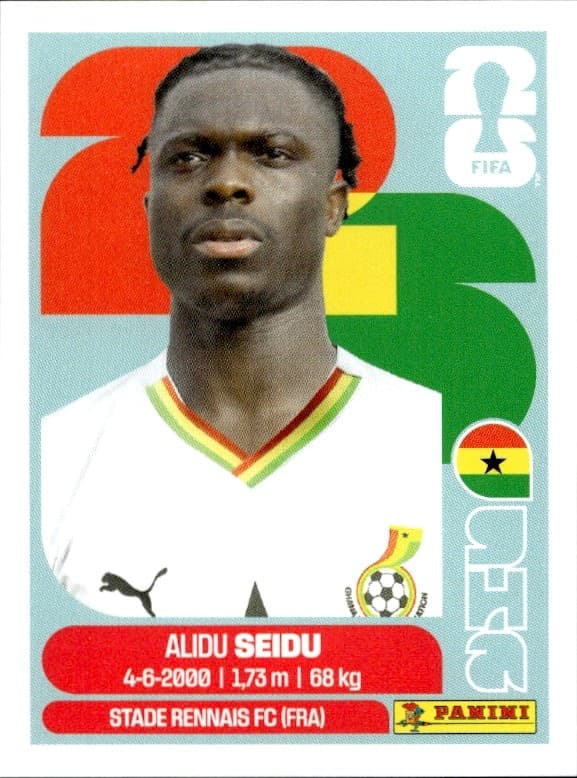 2026 Panini FIFA World Cup Alidu Seidu #GHA 5 trading card