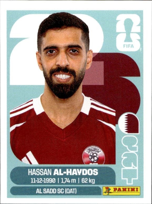 2026 Panini FIFA World Cup Hassan Al-Haydos #QAT 16 trading card