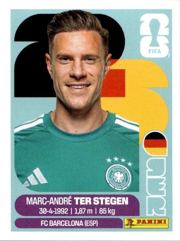 2026 Panini FIFA World Cup Marc-André Ter Stegen #GER 2 trading card