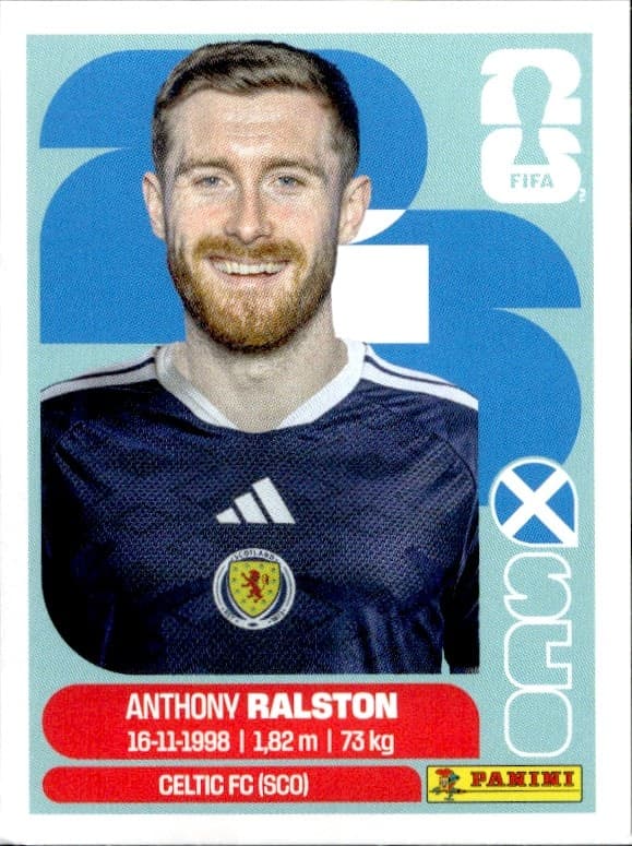 2026 Panini FIFA World Cup Anthony Ralston #SCO 9 trading card