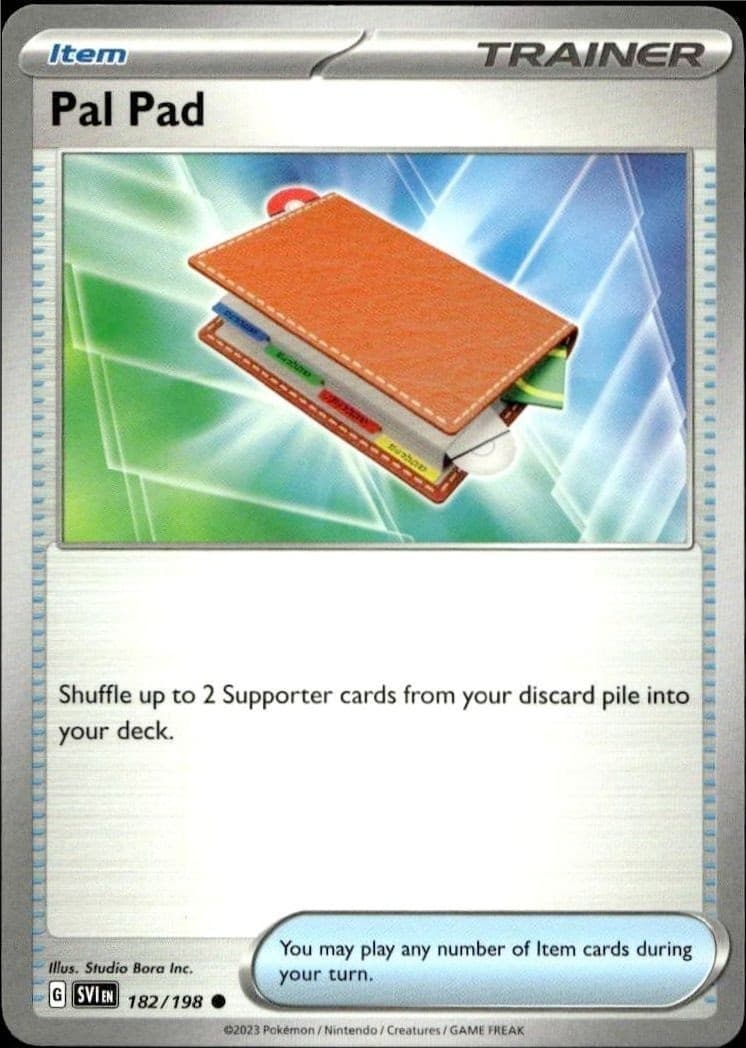 2023 Pokémon Scarlet & Violet Pal Pad #182/198 Pokémon card front