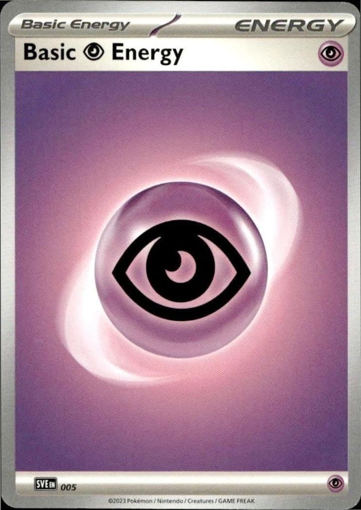 2023 Pokémon 151 Basic Psychic Energy #005/165 trading card