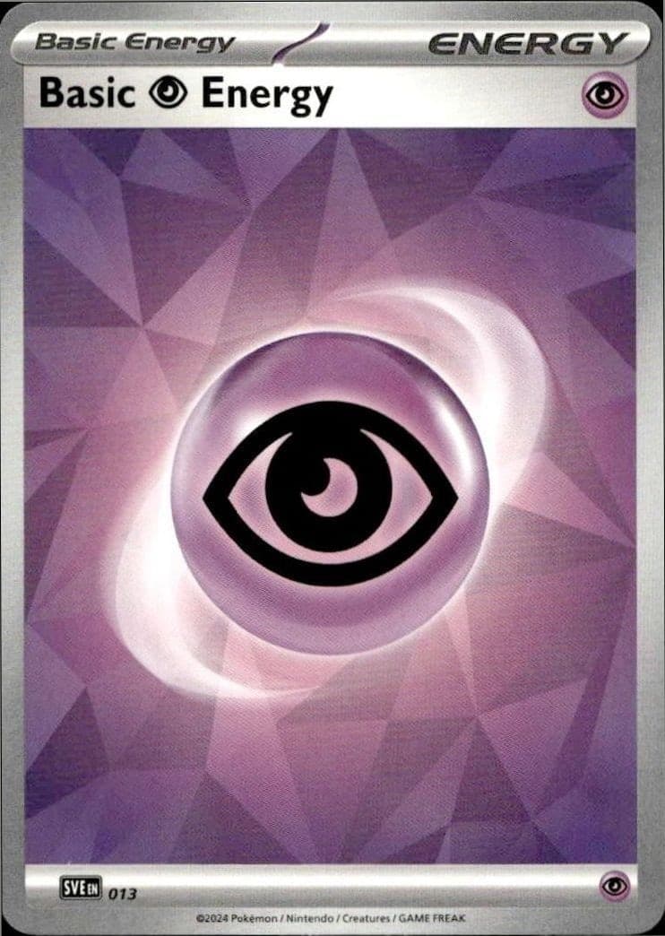 2023 Pokémon Scarlet & Violet Basic Psychic Energy #013/198 trading card