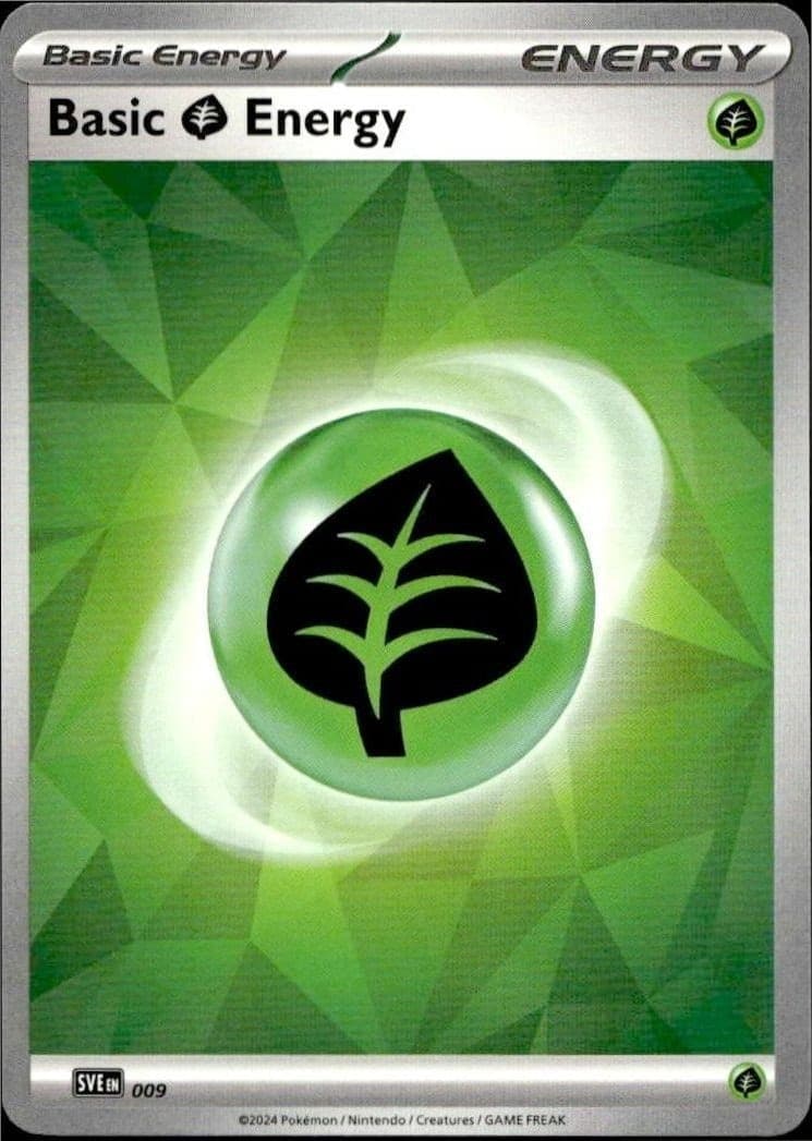 2023 Pokémon Scarlet & Violet Basic Grass Energy #009/198 trading card