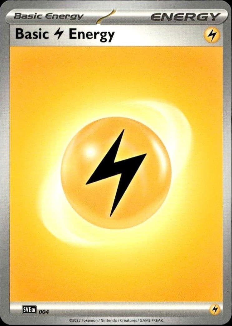 2023 Pokémon Scarlet & Violet Basic Lightning Energy #004/198 trading card