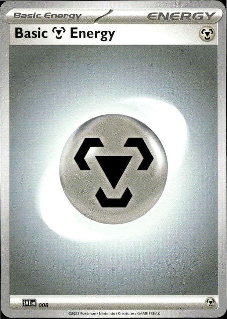 2023 Pokémon Scarlet & Violet Basic Metal Energy #008/198 trading card
