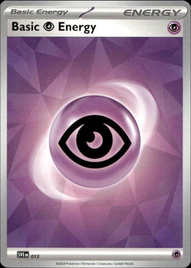 2023 Pokémon Surging Sparks Basic Psychic Energy #013/191 trading card