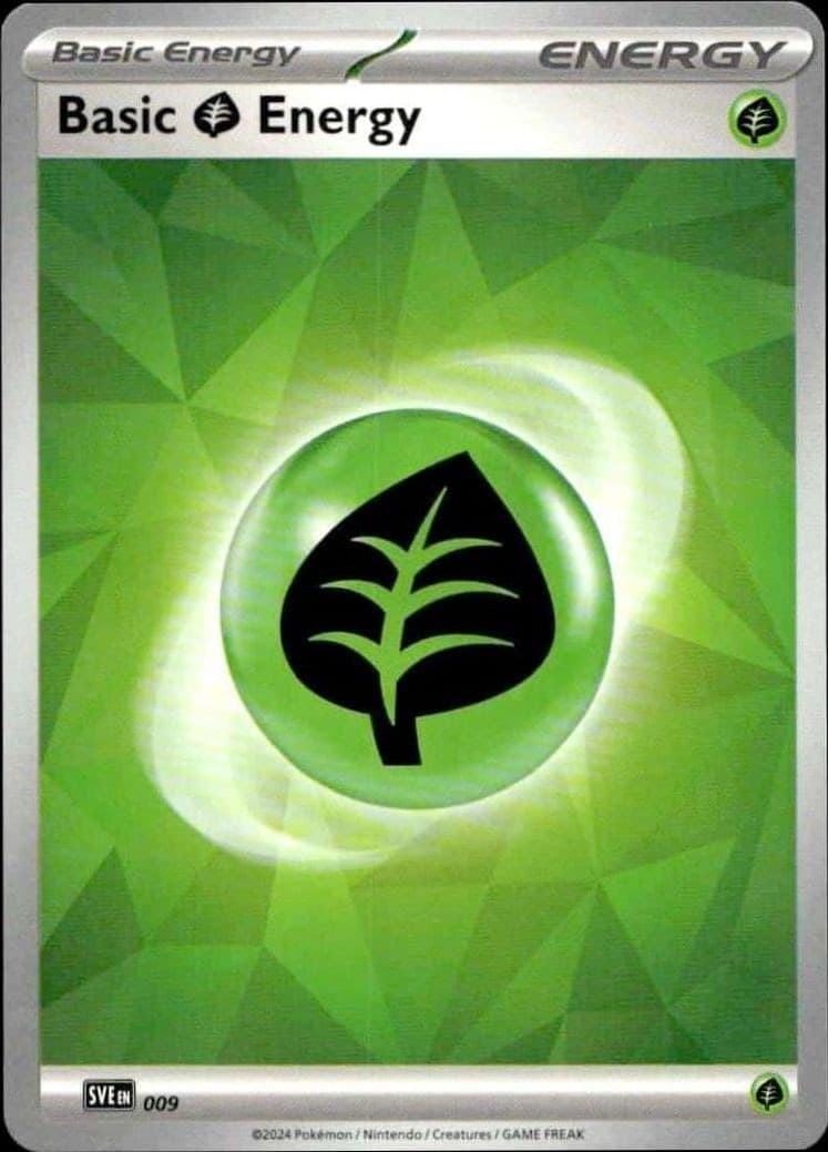 2023 Pokémon Surging Sparks Basic Grass Energy #001/191 trading card