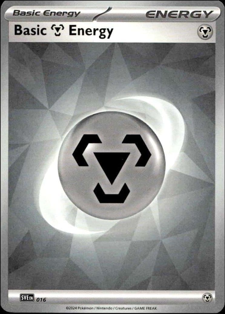 2023 Pokémon Prismatic Evolutions Basic Metal Energy #016/131 trading card