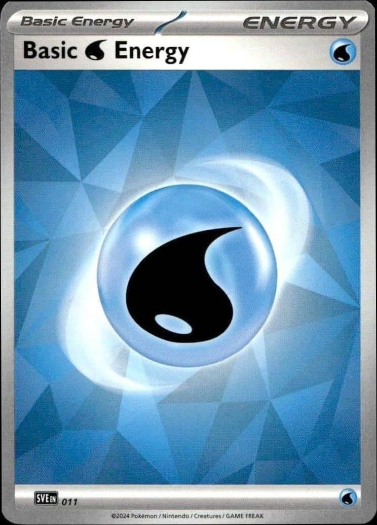 2023 Pokémon Prismatic Evolutions Basic Water Energy #011/131 trading card