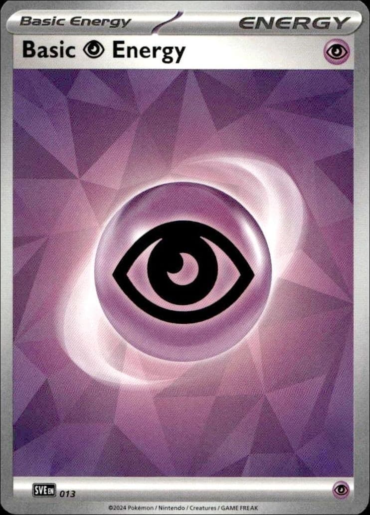 2023 Pokémon Prismatic Evolutions Basic Psychic Energy #013/131 trading card