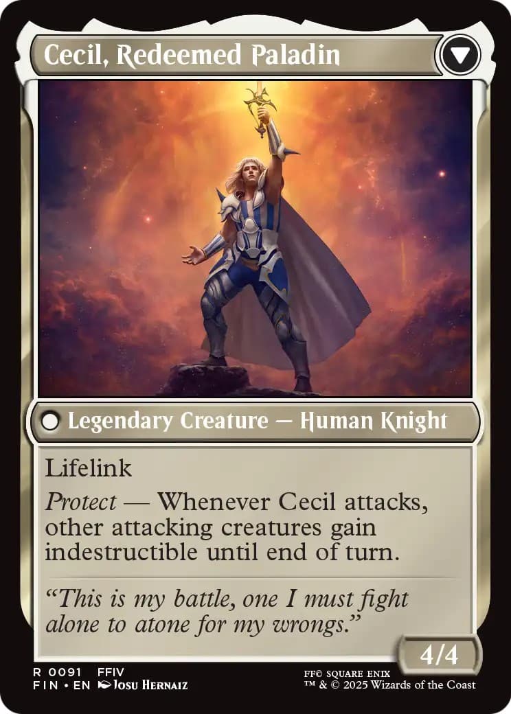 Cecil, Dark Knight // Cecil, Redeemed Paladin thumbnail 2