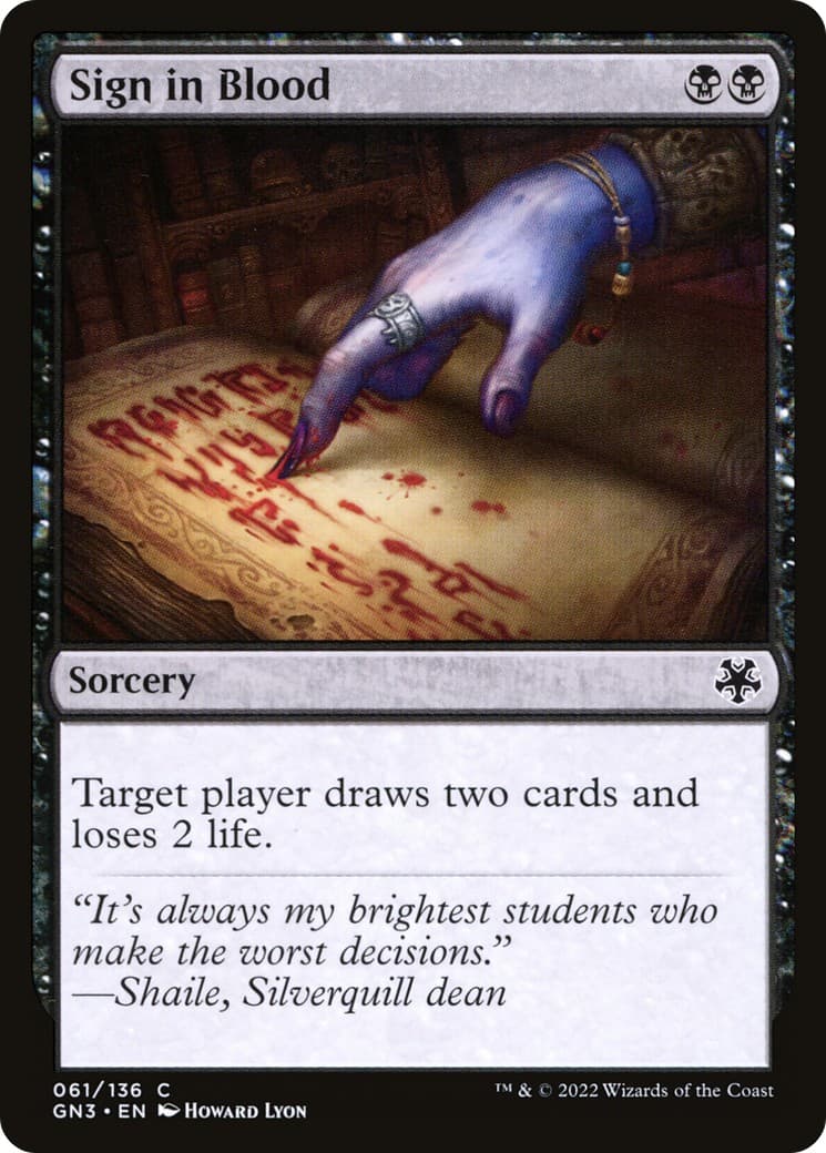 Sign in Blood - Image 1