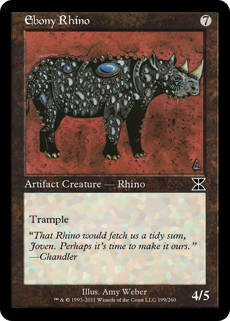 Ebony Rhino - Image 1
