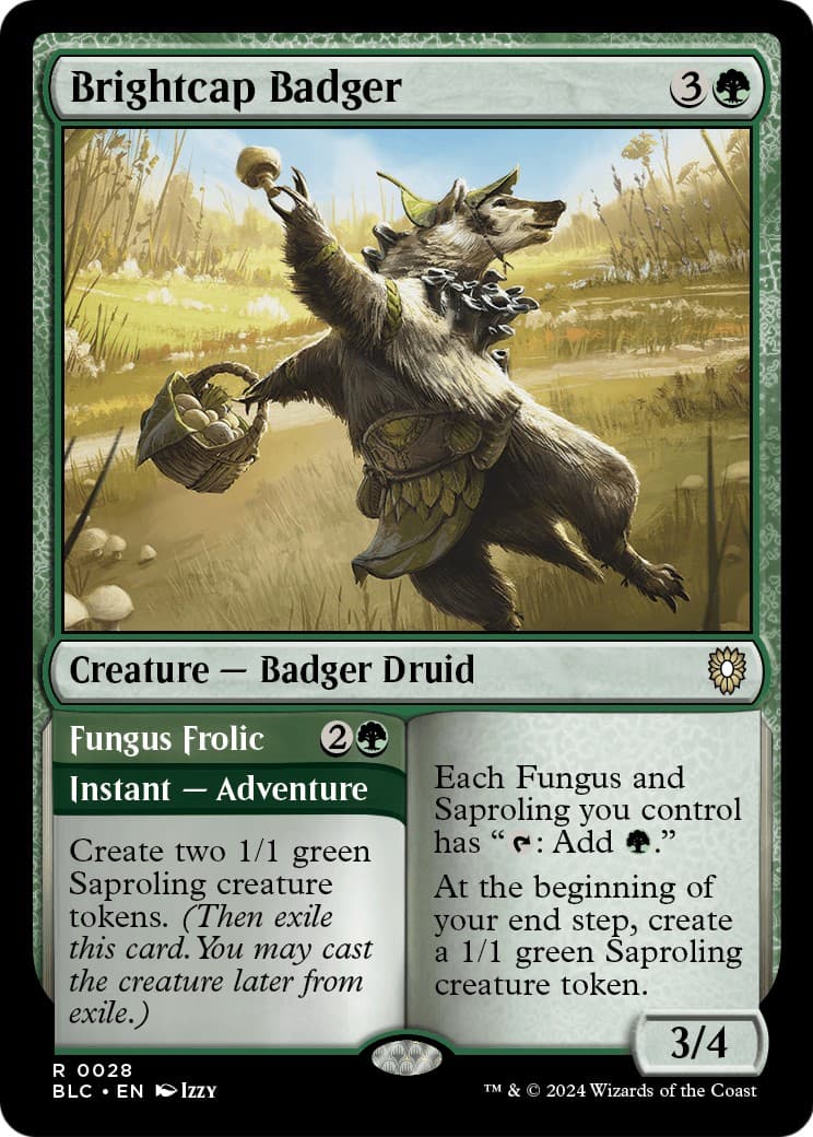 Brightcap Badger // Fungus Frolic - Image 1