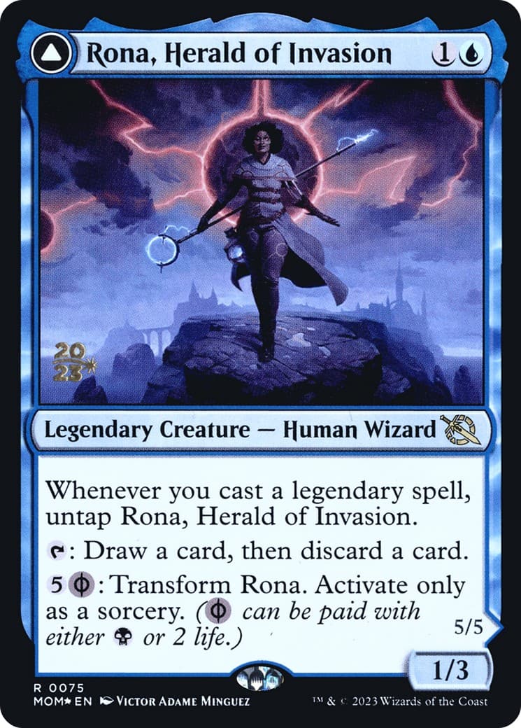 Rona, Herald of Invasion // Rona, Tolarian Obliterator - Image 1