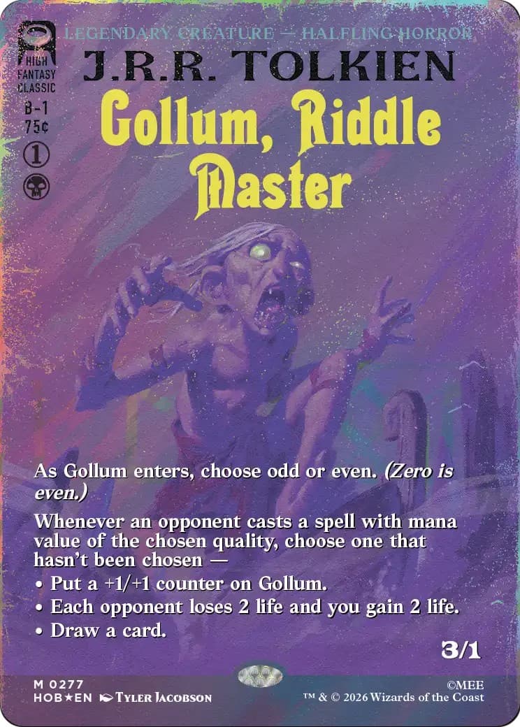 Gollum, Riddle Master - Image 1