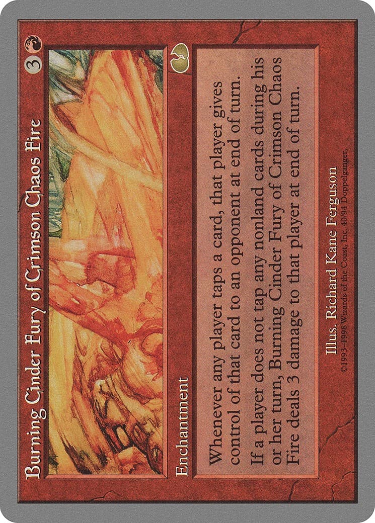 Burning Cinder Fury of Crimson Chaos Fire - Image 1