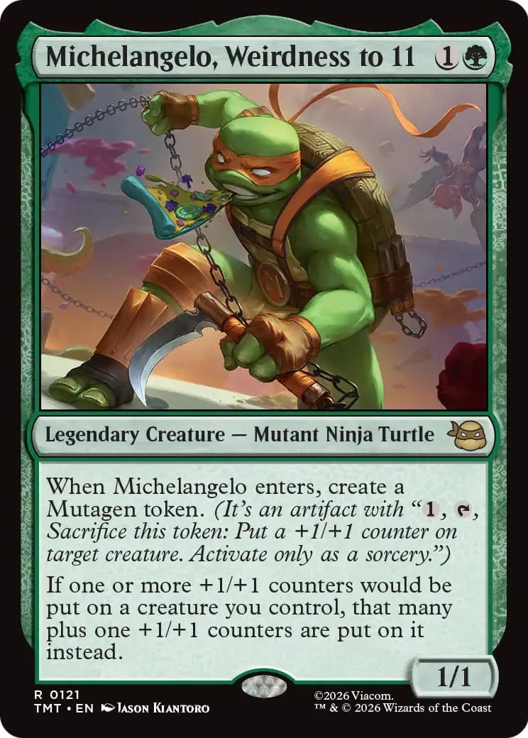 Michelangelo, Weirdness to 11 - Image 1