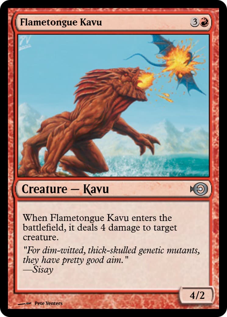 Flametongue Kavu - Image 1