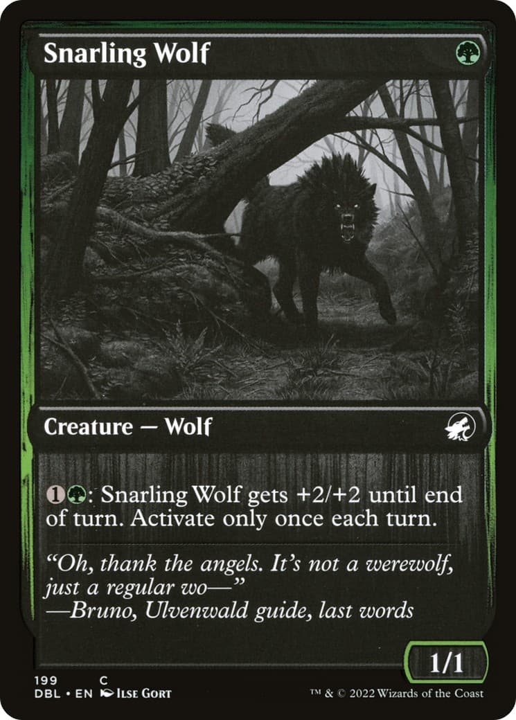 Snarling Wolf - Image 1