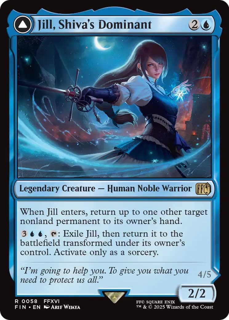 Jill, Shiva's Dominant // Shiva, Warden of Ice - Image 1