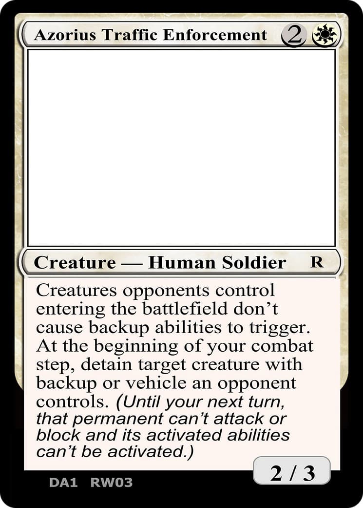 Azorius Traffic Enforcement - Image 1