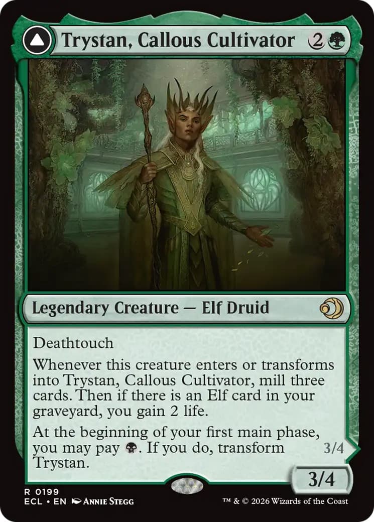 Trystan, Callous Cultivator // Trystan, Penitent Culler - Image 1