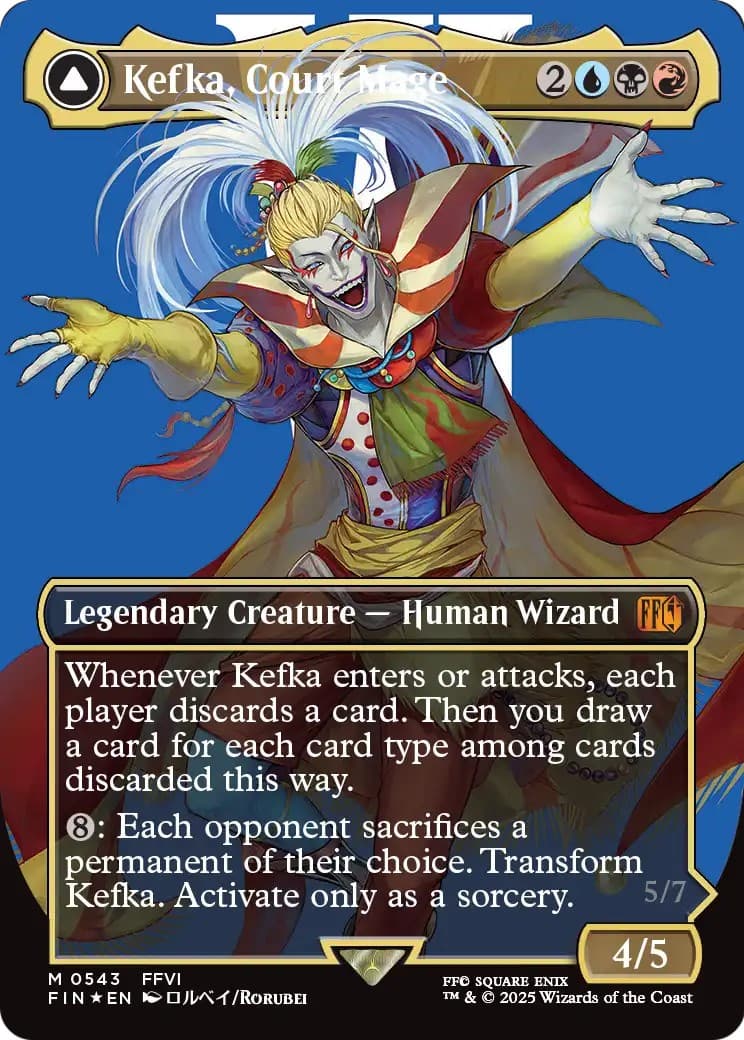 Kefka, Court Mage // Kefka, Ruler of Ruin - Image 1