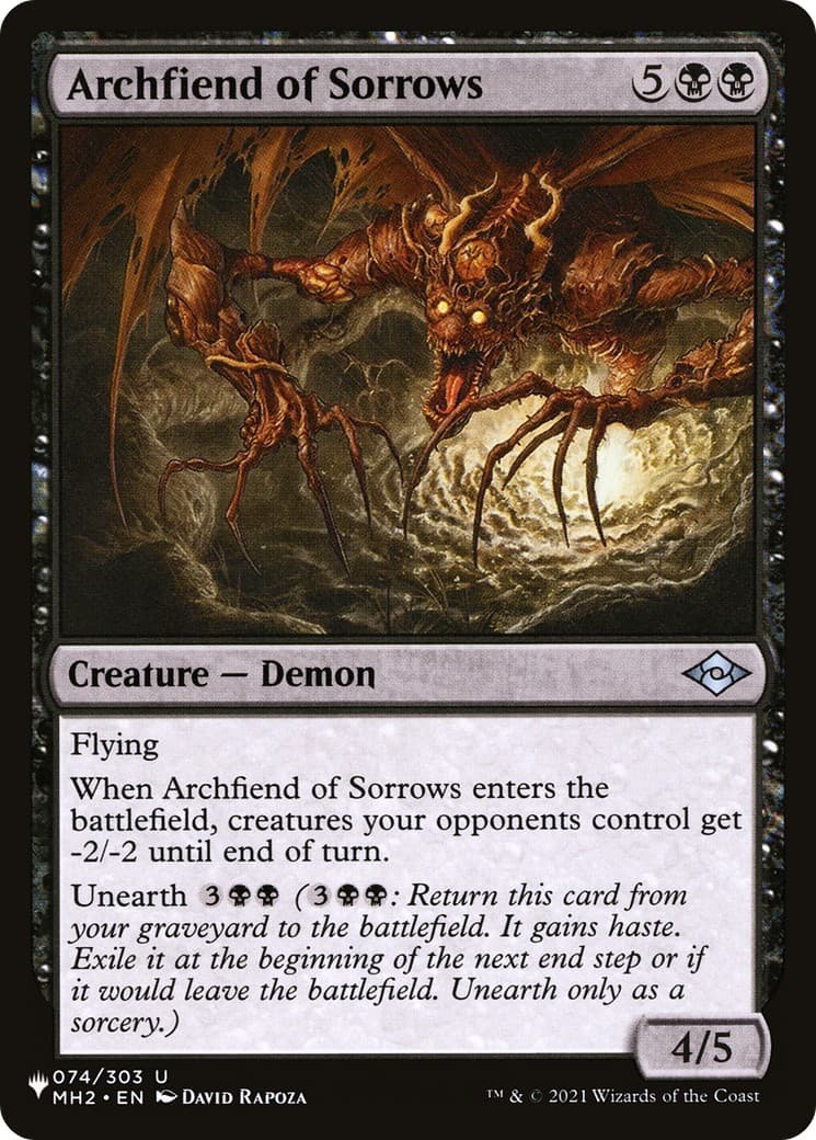 Archfiend of Sorrows - Image 1