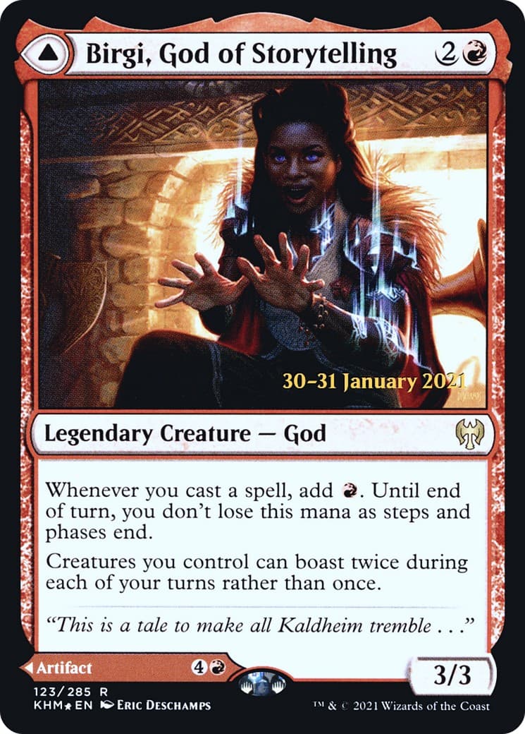 Birgi, God of Storytelling // Harnfel, Horn of Bounty - Image 1