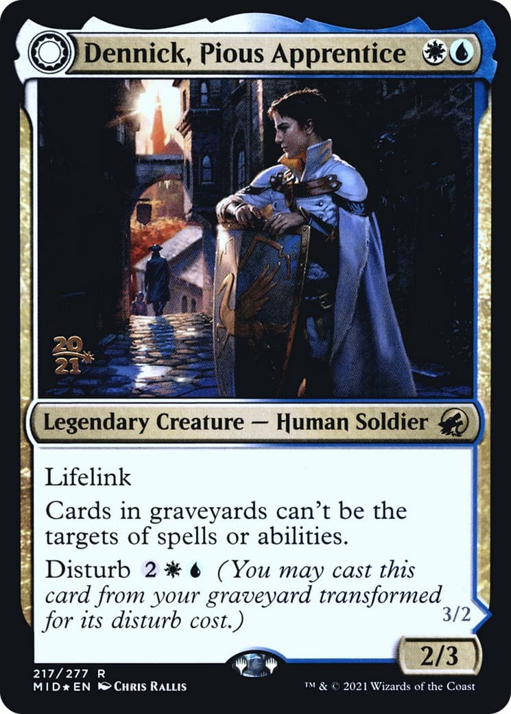 Dennick, Pious Apprentice // Dennick, Pious Apparition - Image 1