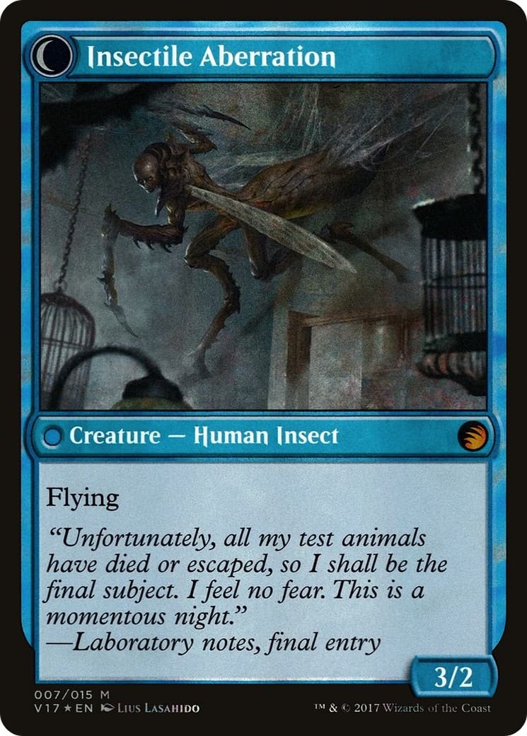 Delver of Secrets // Insectile Aberration thumbnail 2