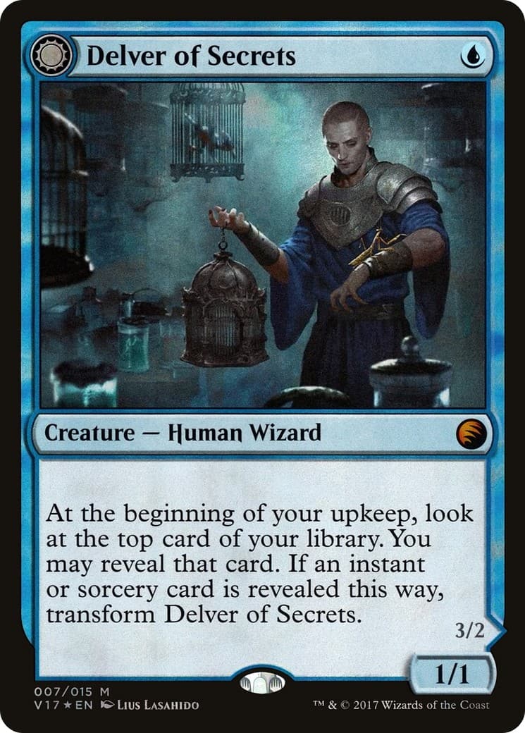 Delver of Secrets // Insectile Aberration - Image 1