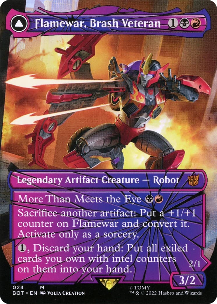 Flamewar, Brash Veteran // Flamewar, Streetwise Operative - Image 1
