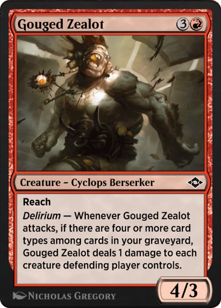 Gouged Zealot - Image 1