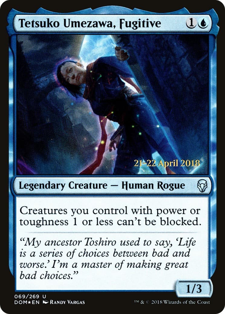 Tetsuko Umezawa, Fugitive - Image 1