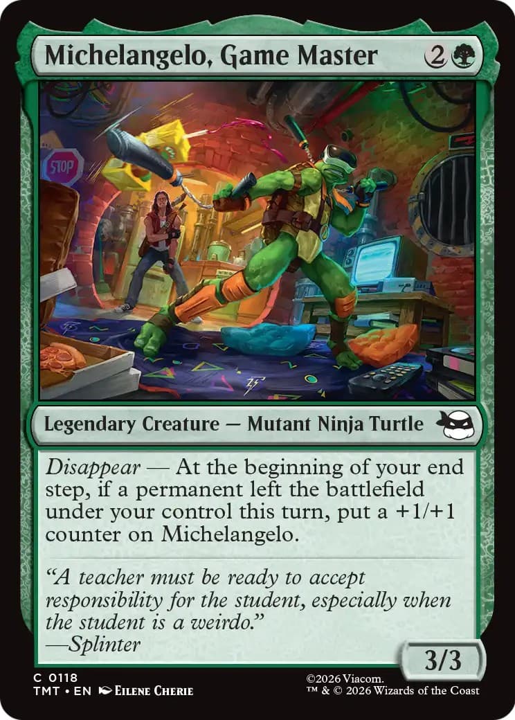 Michelangelo, Game Master - Image 1