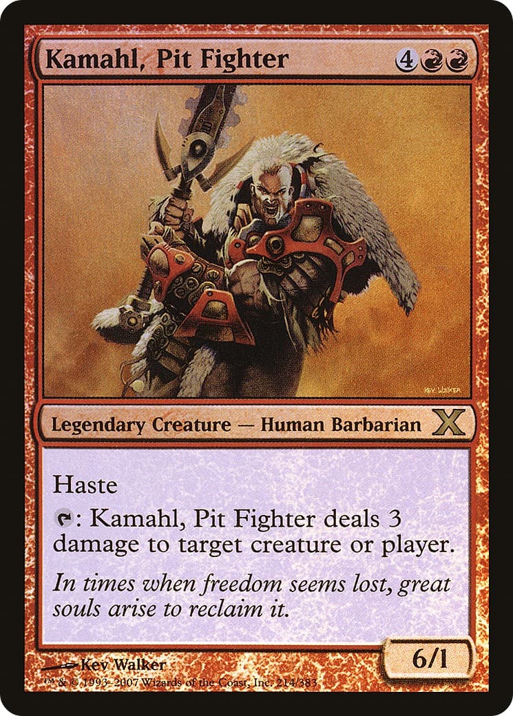 Kamahl, Pit Fighter - Image 1