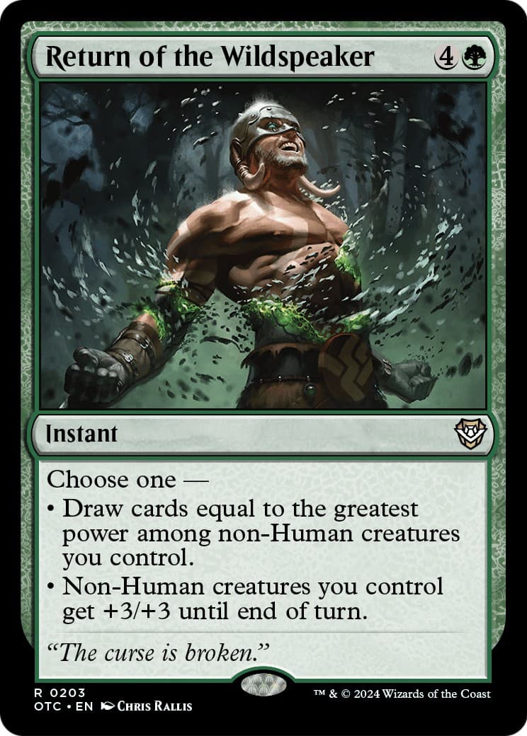 Return of the Wildspeaker - Image 1