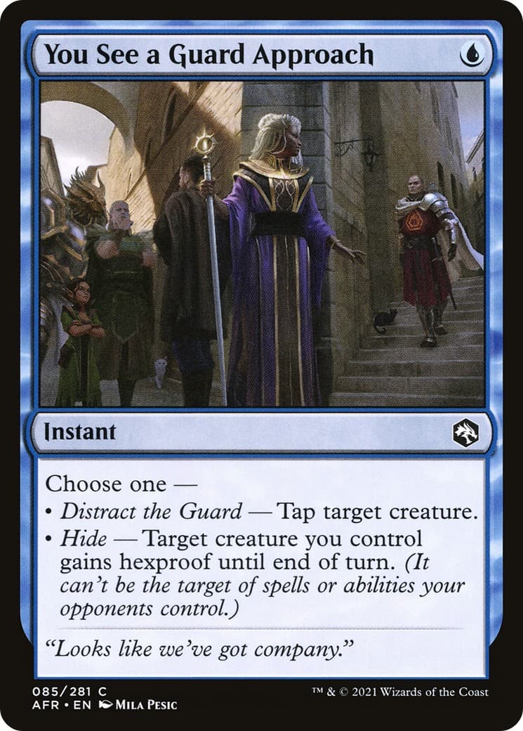 You See a Guard Approach - Image 1
