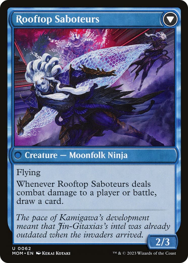 Invasion of Kamigawa // Rooftop Saboteurs thumbnail 2