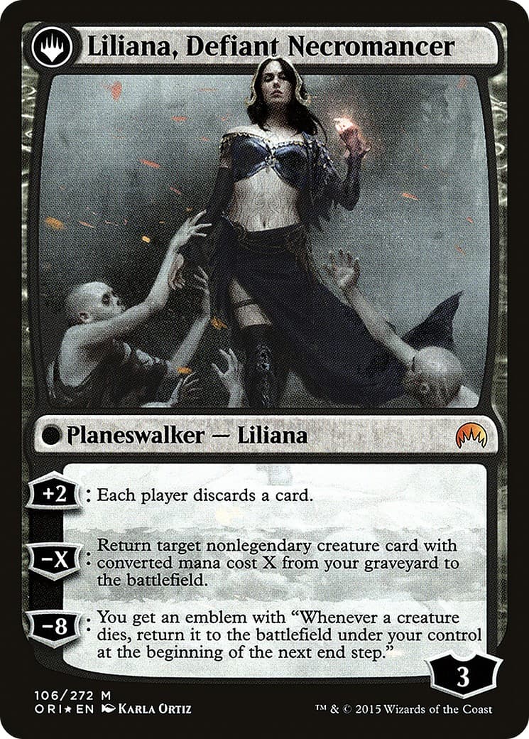 Liliana, Heretical Healer // Liliana, Defiant Necromancer thumbnail 2