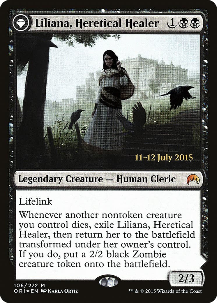 Liliana, Heretical Healer // Liliana, Defiant Necromancer - Image 1