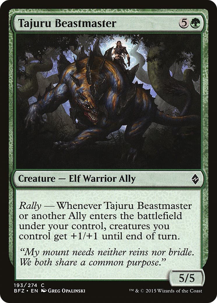 Tajuru Beastmaster - Image 1