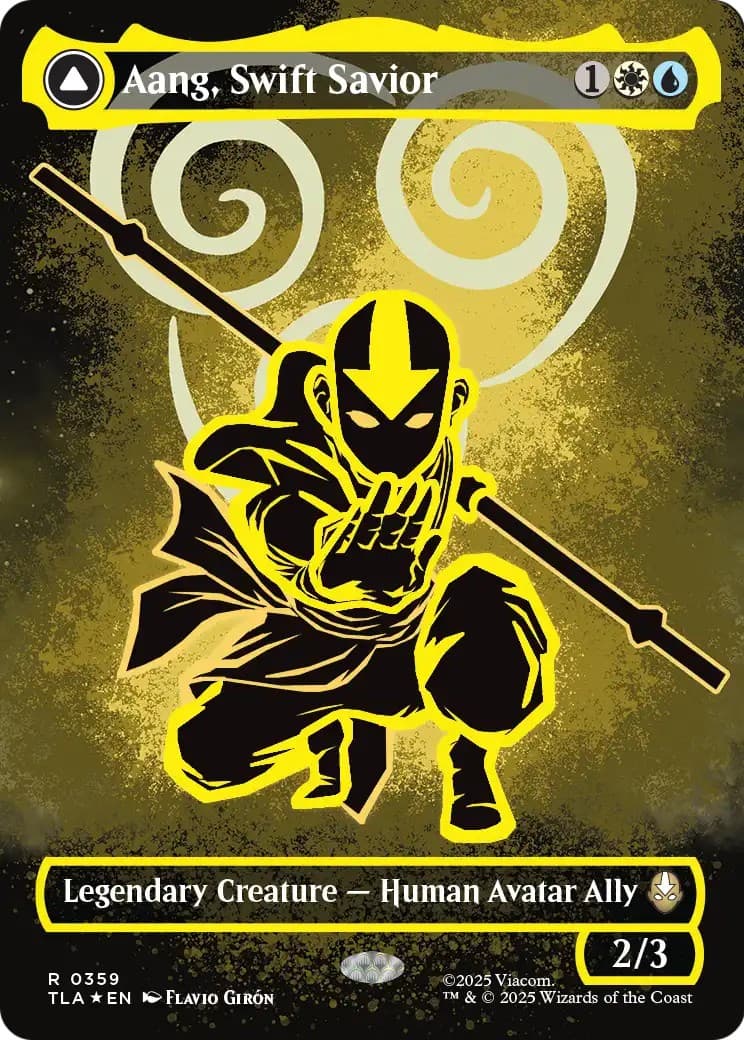 Aang, Swift Savior // Aang and La, Ocean's Fury - Image 1