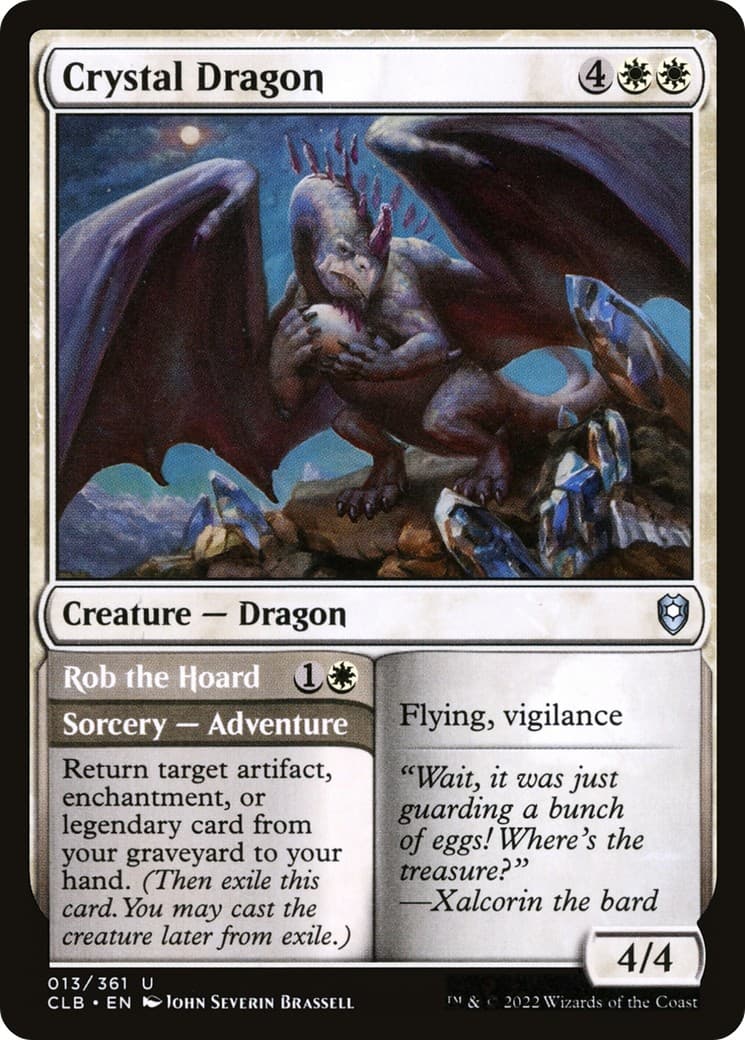 Crystal Dragon // Rob the Hoard - Image 1