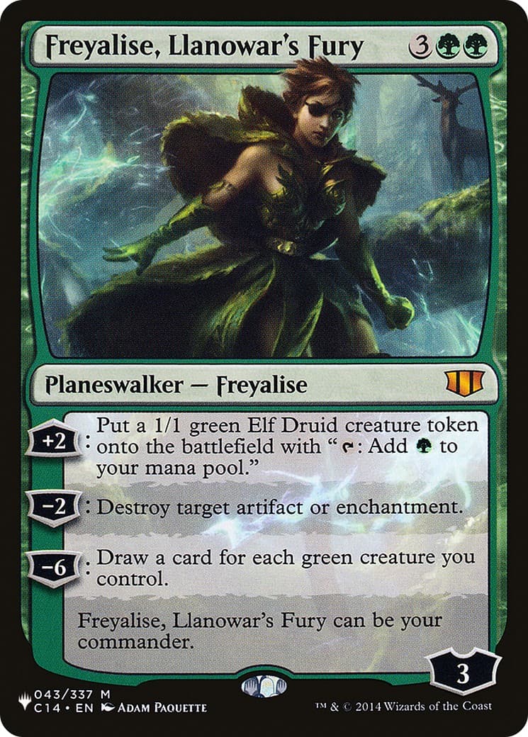 Freyalise, Llanowar's Fury - Image 1