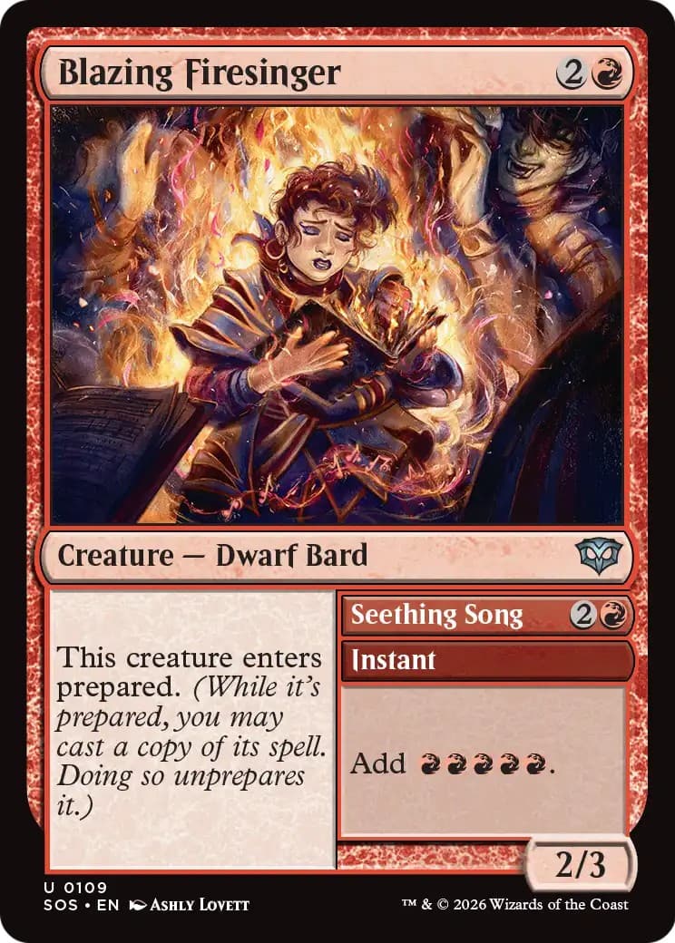 Blazing Firesinger // Seething Song - Image 1