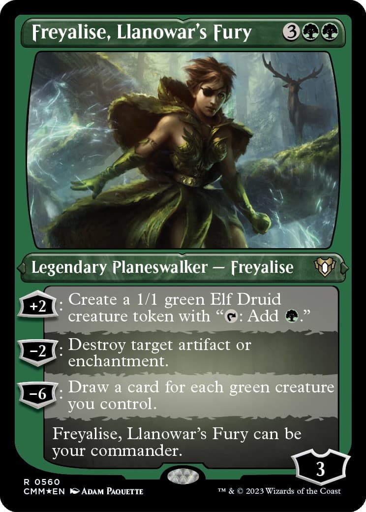 Freyalise, Llanowar's Fury - Image 1